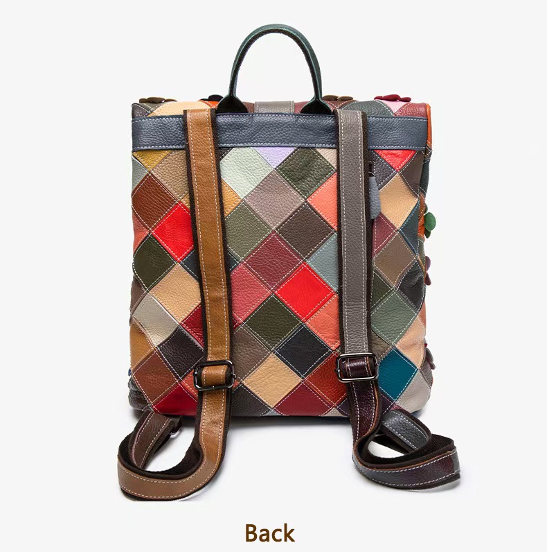 Vintage Women Genuine Leather  - Fashion Backpack Women 评论和价格