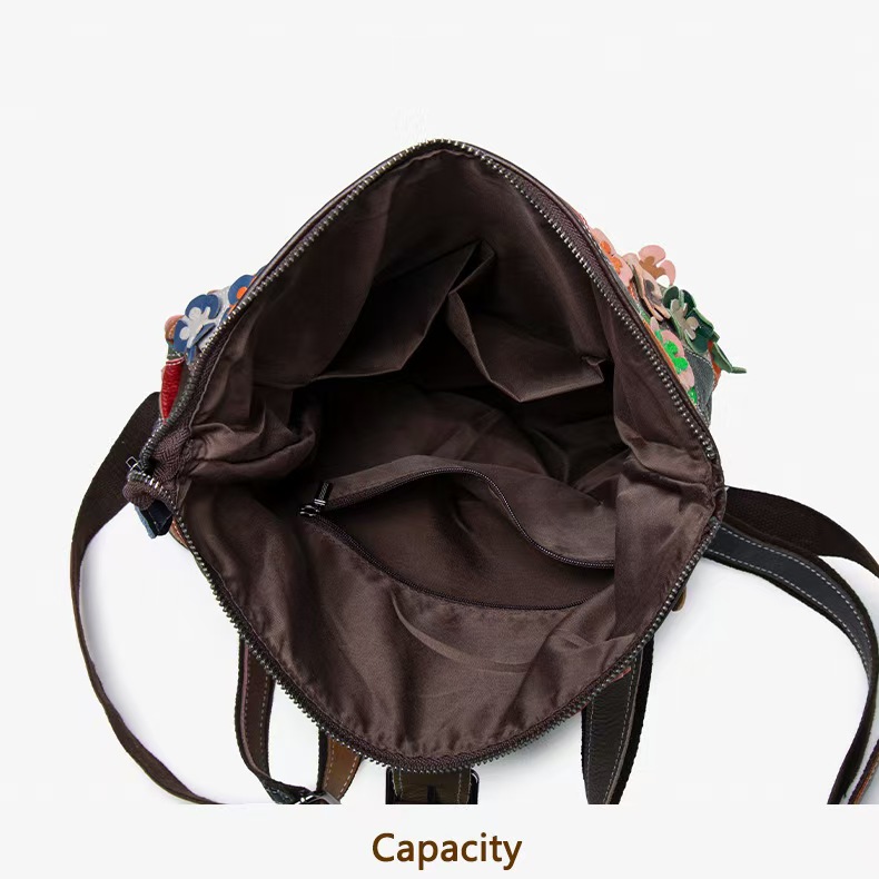 Vintage Women Genuine Leather  - Fashion Backpack Women 评论和价格