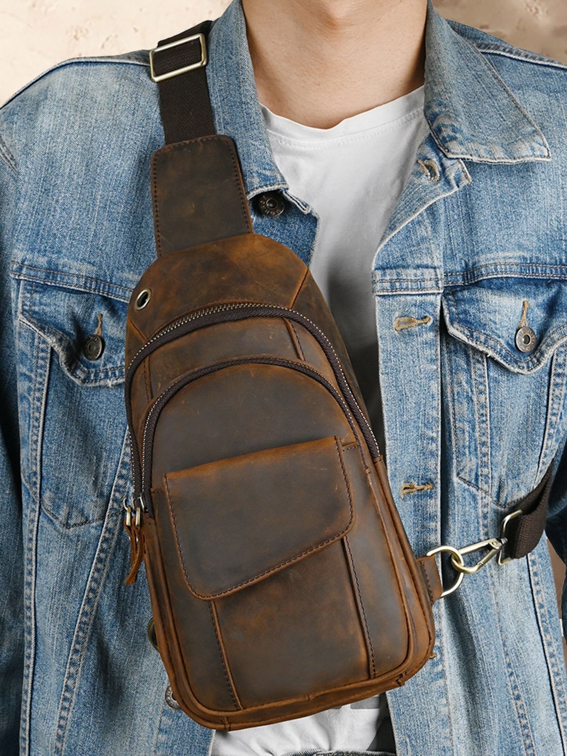 Designer Luxury Multifunction  - Sling Backpack Shoulder 评论和价格