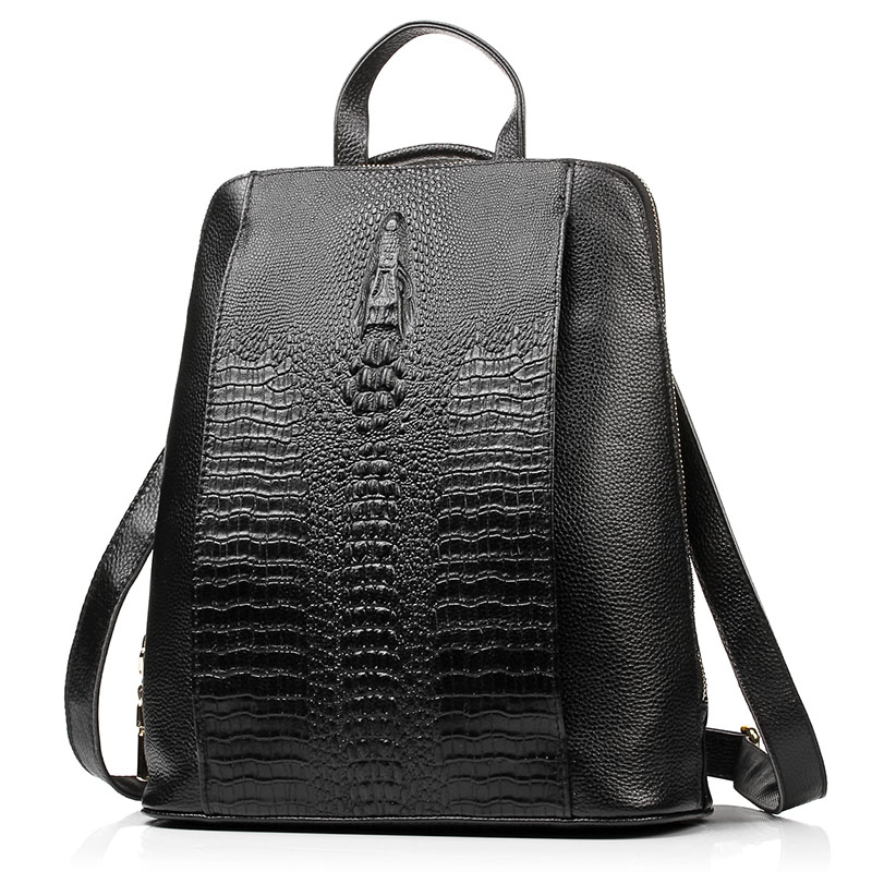 Zency 100% Genuine Leather Kna - Fashion Backpack Women 评论和价格