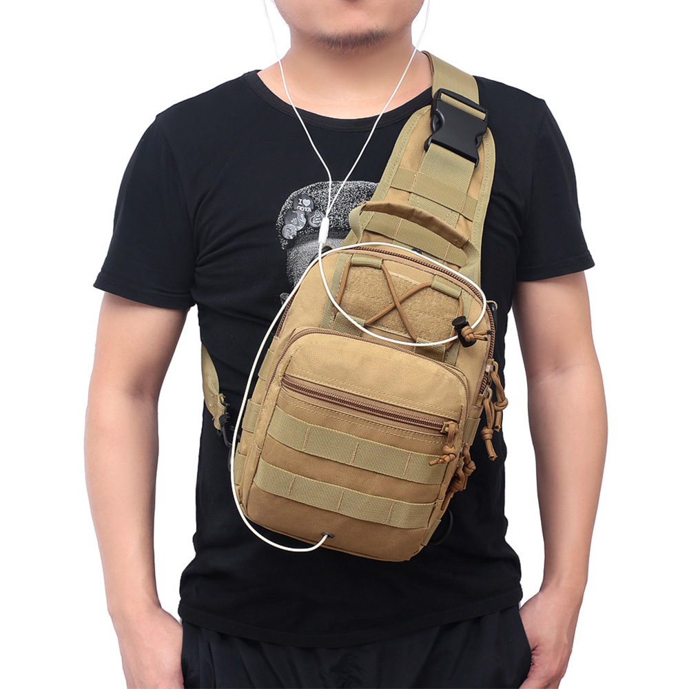 Men Crossbody Sling Backpack S - Rucksack Military Style 评论和价格