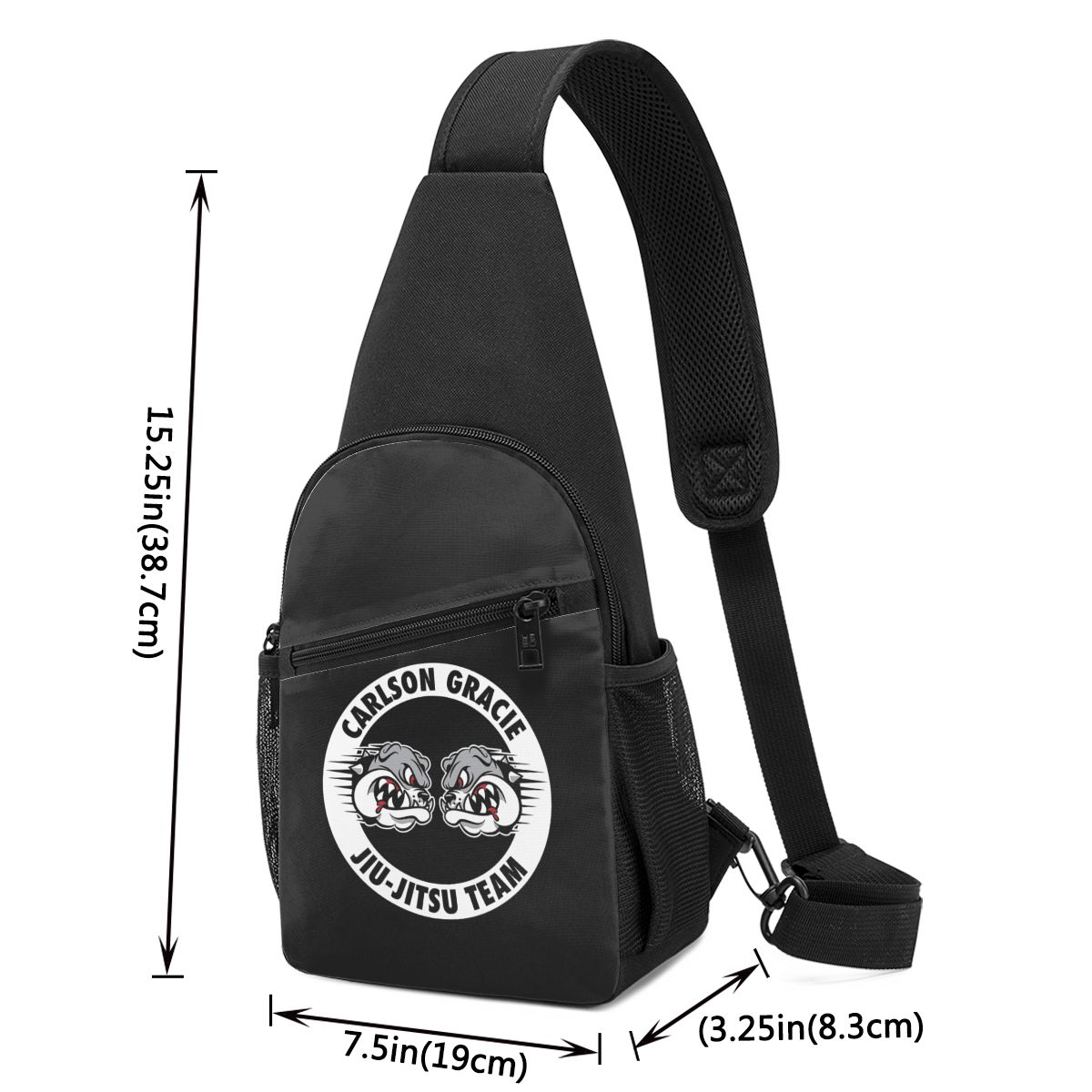 Carlson Gracie Jiu-Jitsu Team  - Sling Backpack Shoulder 评论和价格