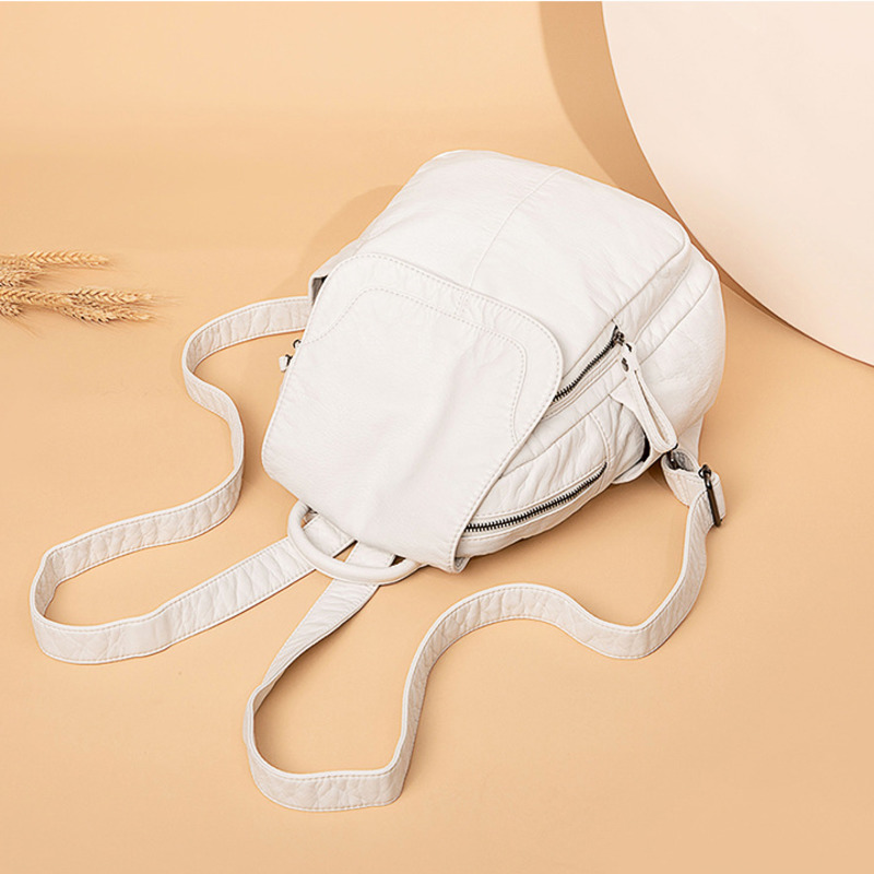 Women's Backpack White Washed  - Fashion Backpack Women 评论和价格