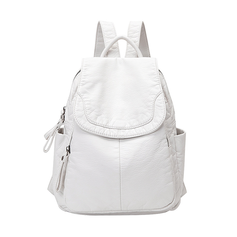 Women's Backpack White Washed  - Fashion Backpack Women 评论和价格