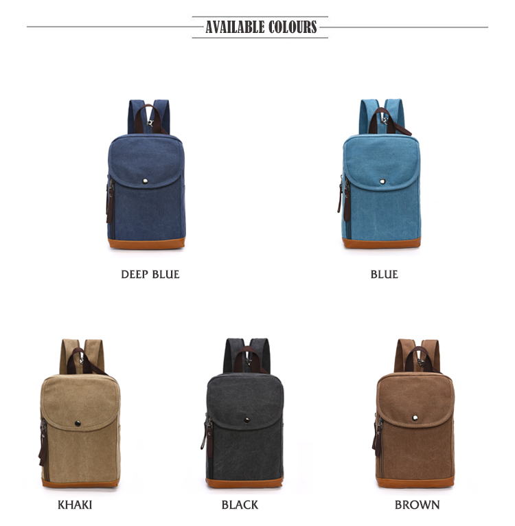 Men's Canvas Mini Backpack Men - Sling Backpack Shoulder 评论和价格
