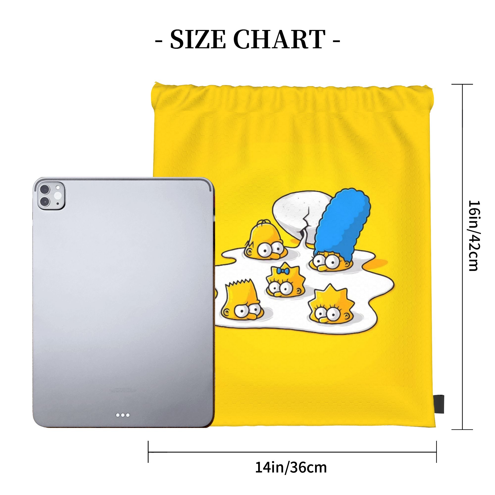 Simpsonsed Cartoon  Drawstring - Drawstring Gym Bag 评论和价格