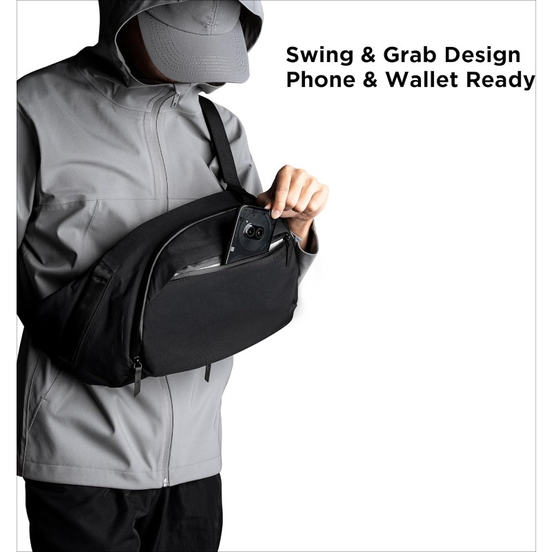 Right Shoulder Chest Bag 7.5L  - Sling Backpack Shoulder 评论和价格