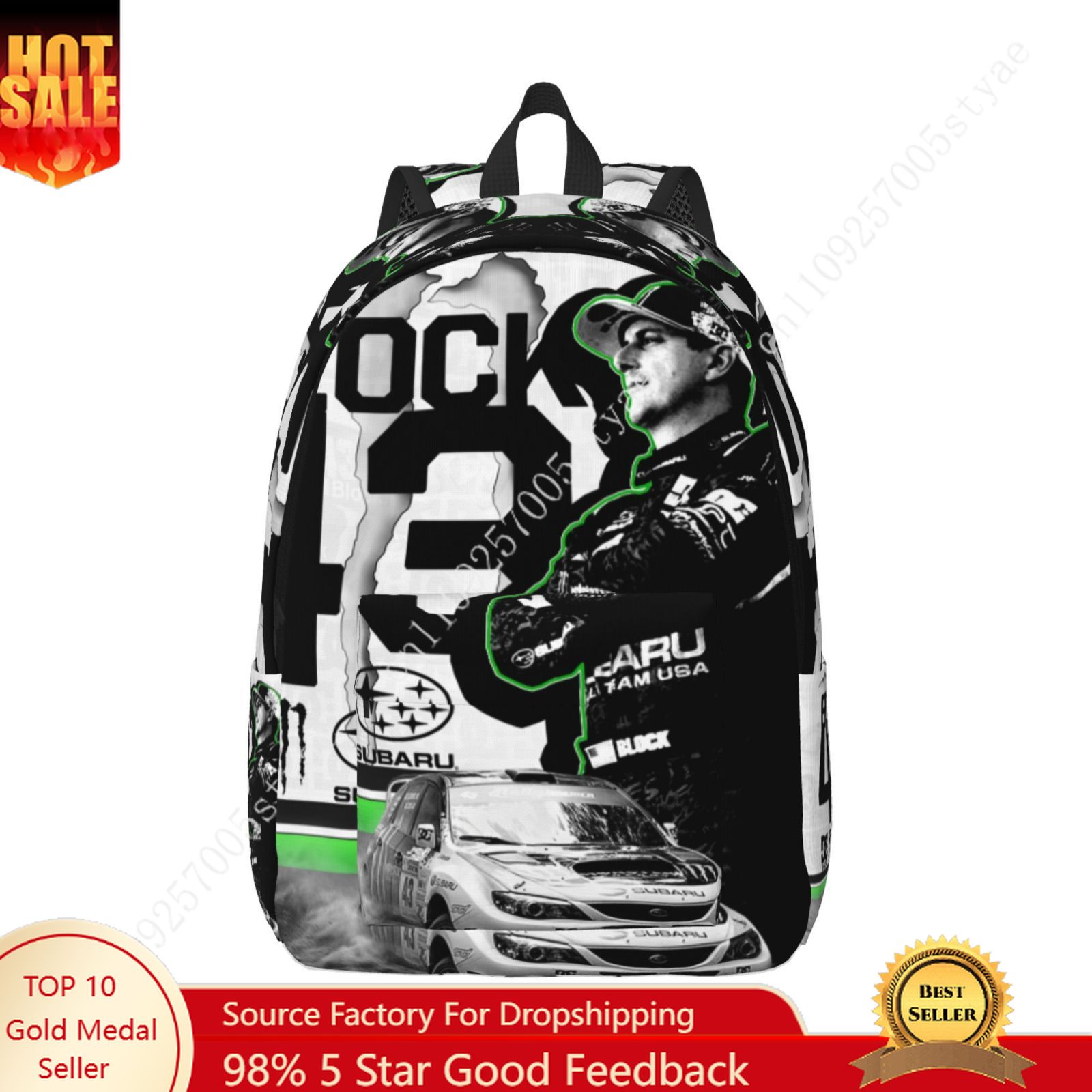 Ken Block 43 Custom Canvas Lig - Fashion Backpack Women 评论和价格