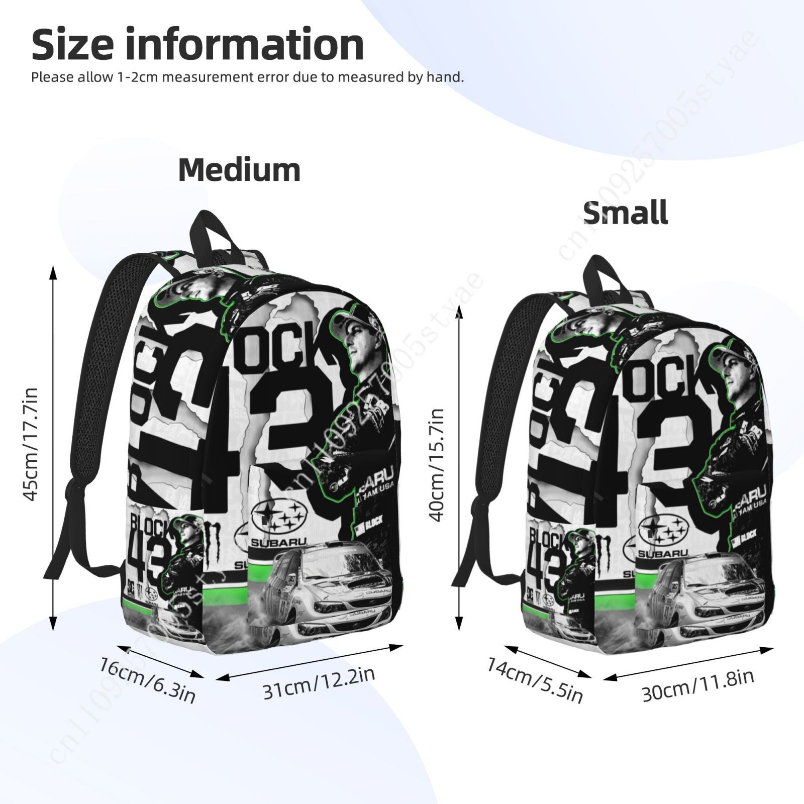 Ken Block 43 Custom Canvas Lig - Fashion Backpack Women 评论和价格
