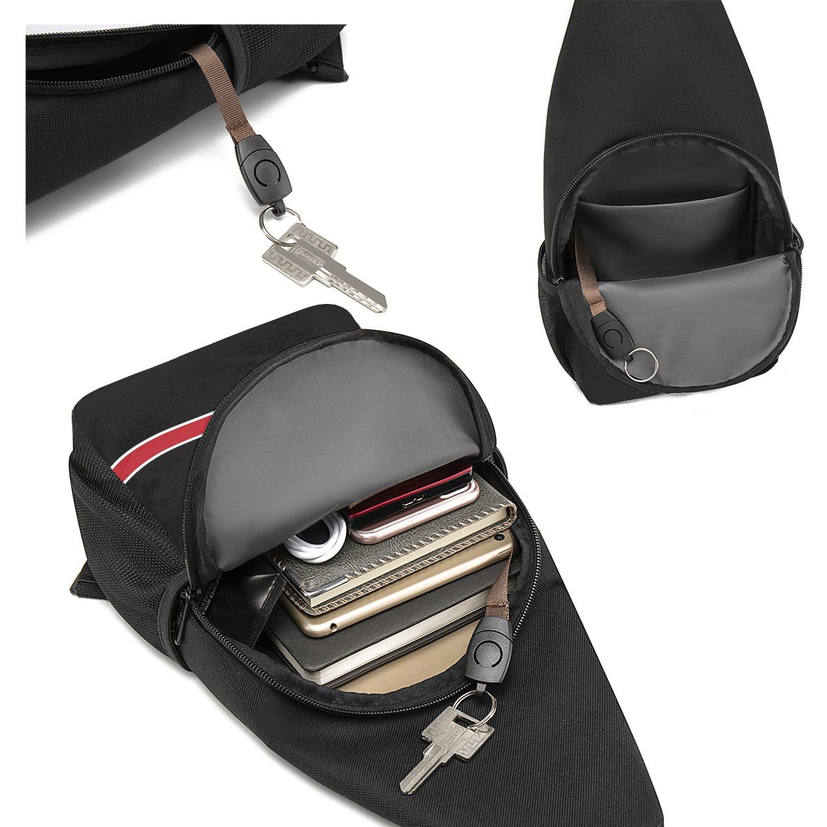 N7 Logo Chest Bag Men Sling Cr - Sling Backpack Shoulder 评论和价格