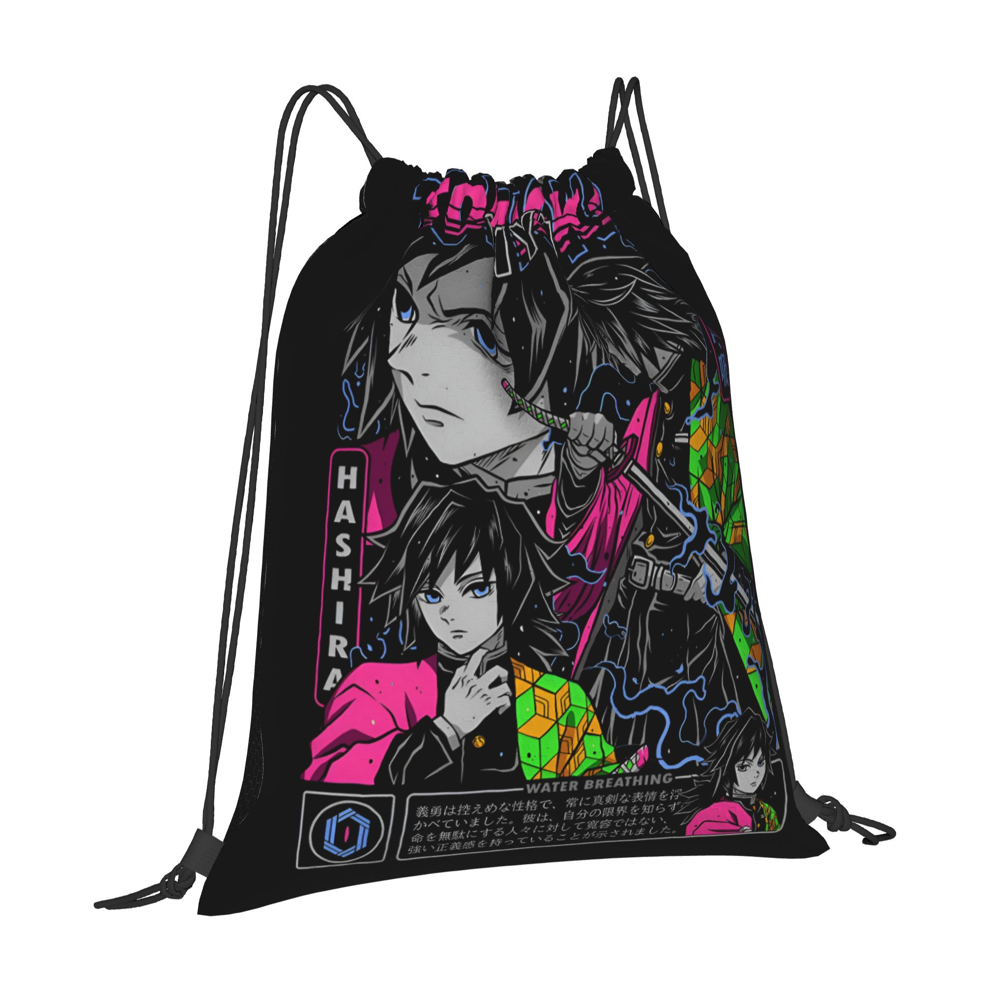 Custom Demon Slayers Drawstrin - Drawstring Gym Bag 评论和价格