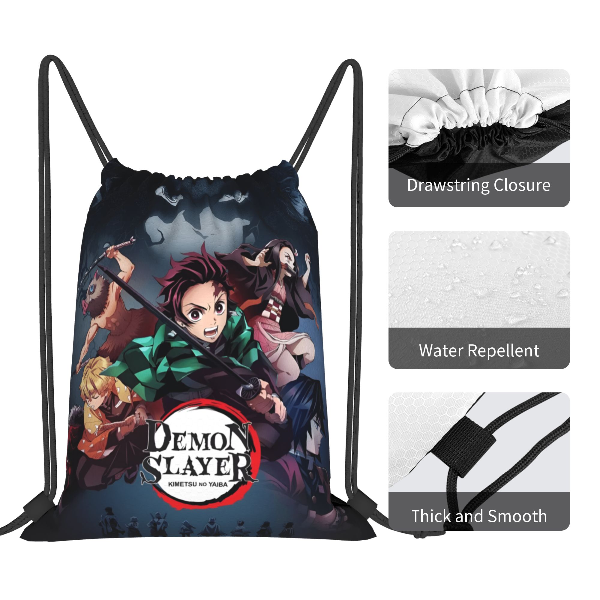 Custom D-Demons Slayers Drawst - Drawstring Gym Bag 评论和价格